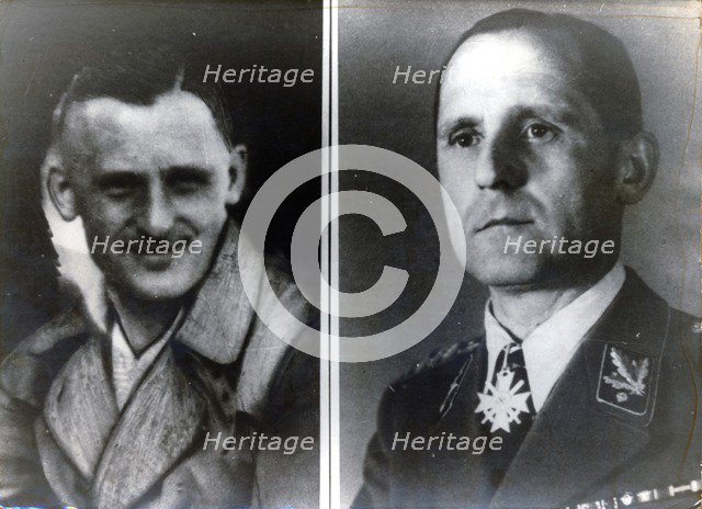 Photos of ex-Gestapo Chief Heinrich Müller, c1930s-c1940s (1963). Artist: Unknown