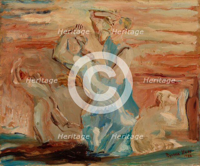 The Flight, 1926. Creator: Bjarne Ness.