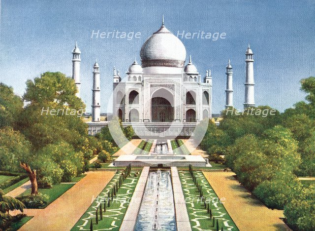 The Taj Mahal, Agra, India, early 20th century. Artist: Unknown