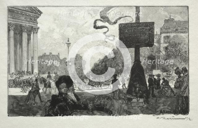 Coin de la Rue Royale, 1890. Creator: Auguste Louis Lepère (French, 1849-1918).