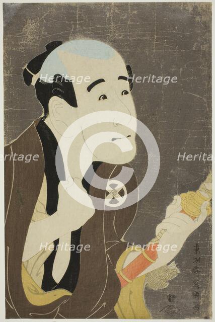 The actor Otani Tokuji I as manservant Sodesuke, 1794. Creator: Tôshûsai Sharaku.