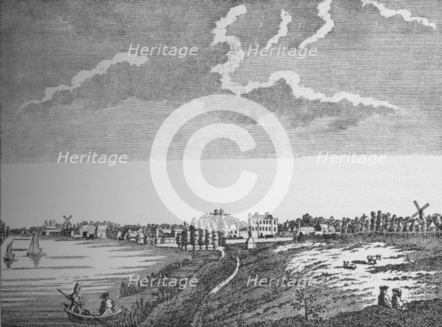 'View of Wandsworth, Surrey', c1780, (1912). Artist: Unknown.