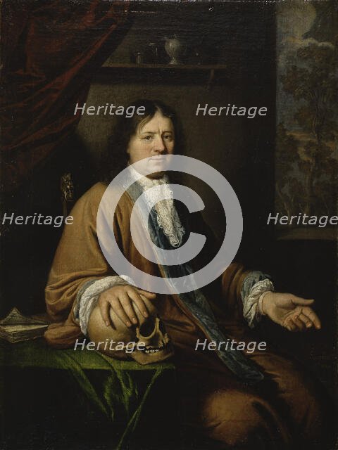 Portrait of a physician, 1684. Creator: Abraham Snaphaen.