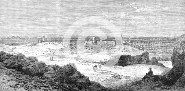 Cholera Camp of the 79th Regiment (Cameron Highlanders) on the Mokattam Heights, Cairo, 1883. Creator: Unknown.