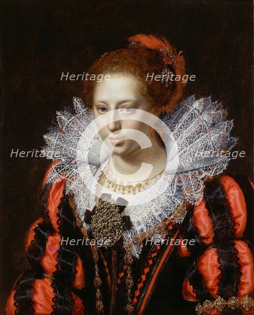 Portrait of a Young Lady, c. 1620. Creator: Paulus Moreelse.