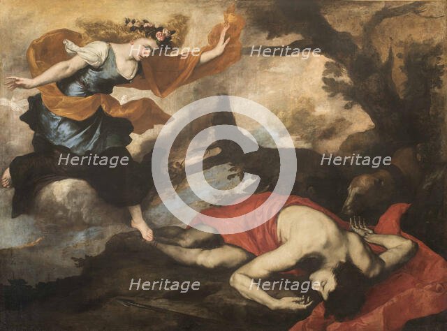 Venus and Adonis, 1636. Creator: Ribera, José (Jusepe), de (1591-1652).