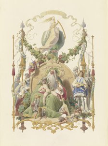 The four main drinks: Rhine wine, 1853. Creator: Adolf Schroedter.