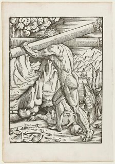 The Labors of Hercules: The Pillars of Hercules, c. 1528. Creator: Gabriel Salmon.