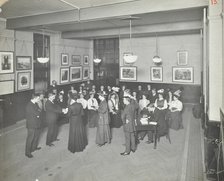 Literature class, Blackheath Road Evening Institute, London, 1908. Artist: Unknown.