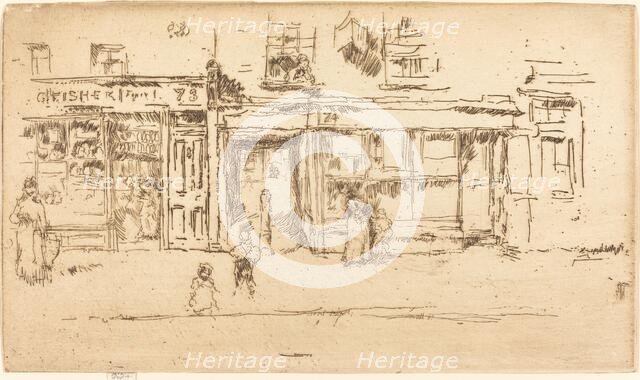 York Street, Westminster, c. 1886/1888. Creator: James Abbott McNeill Whistler.