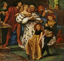 'The Borgia Family', 1863, (c1912). Artist: Dante Gabriel Rossetti.