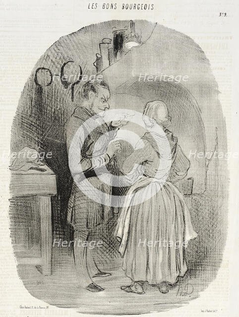 Le jaune d'oeuf n'a pas été assez battu..., 1846. Creator: Honore Daumier.