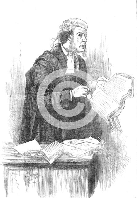 Mr. Toole as Serjeant Buzfuz at the Gaiety Theatre, 1871. Creator: Unknown.