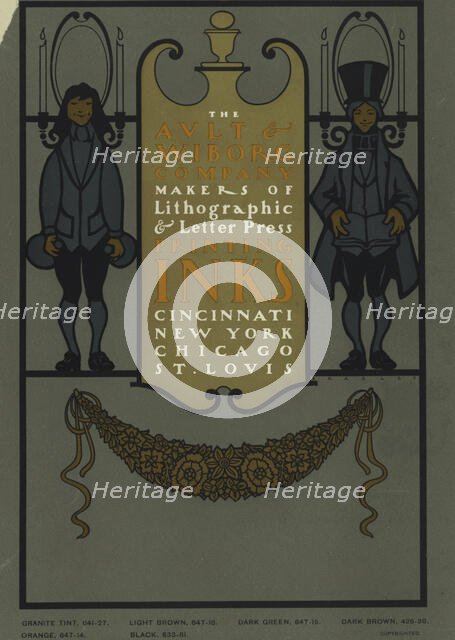 The Ault & Wilborg company, c1894 - 1896. Creator: William H Bradley.