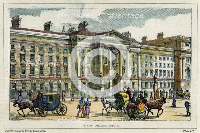 'Trinity College, Dublin', Ireland, c1880. Artist: Unknown
