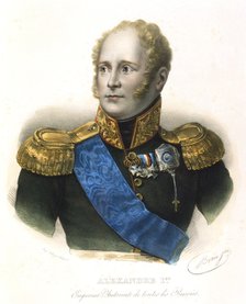 Alexander I, Tsar of Russia, c1801-1825. Artist: Unknown