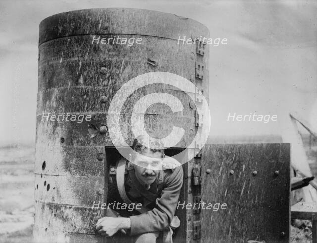Captured armored observation tank of Germans, between c1915 and c1920. Creator: Bain News Service.