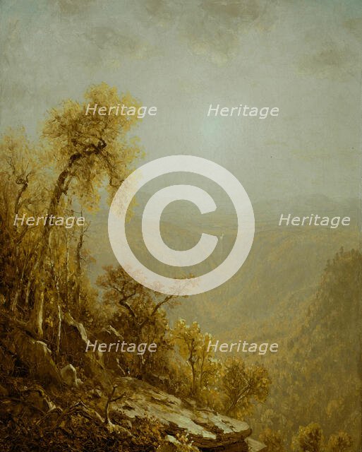 Kauterskill Clove, Catskill Mountains, 1880. Creator: Sanford Robinson Gifford.