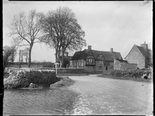 The Old Swan Hotel, Main Road, Minster Lovell, West Oxfordshire, Oxfordshire, 1924. Creator: Katherine Jean Macfee.