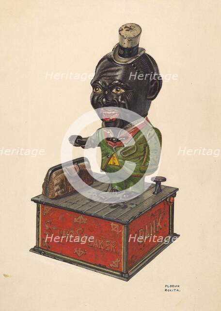 Stump Speaker Bank, c. 1938. Creator: Florian Rokita.