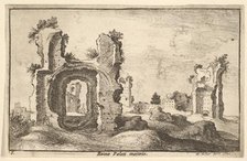 Palati maioris (Palatine Palace, Rome), 1650. Creator: Wenceslaus Hollar.