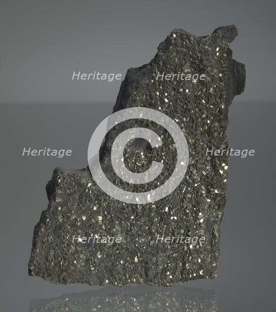 Piece of pyrite from the workshop of C. Edgar Patience, n.d. Creator: Unknown.