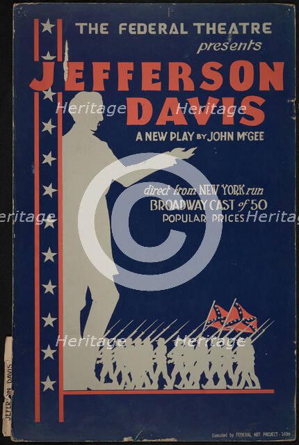 Jefferson Davis, [193-]. Creator: Unknown.