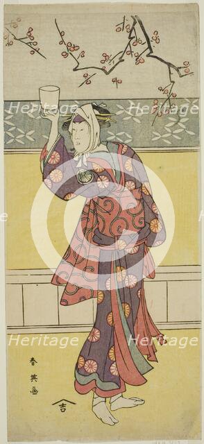 The Actor Segawa Tomisaburo II in an Unidentified Role, c. 1793. Creator: Katsukawa Shun'ei.