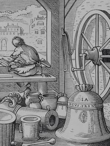 Bell and cannon caster, 16th century, (1878).  Creator: Unknown.