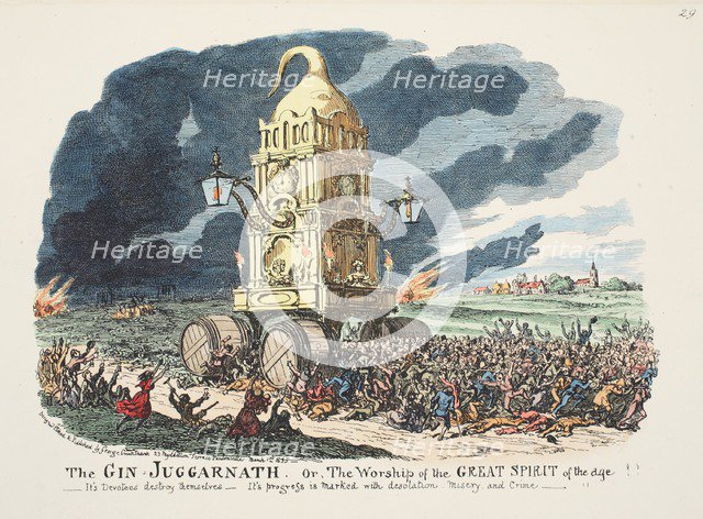 The Gin Juggarnath or the Worship of the Great Spirit of the age!! …, 1835.