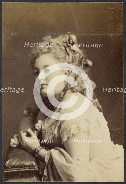 Portrait of Maud Howard, late 19th century. Creator: Unknown.