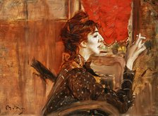 La tenda rossa (The red tent) , 1904. Creator: Boldini, Giovanni (1842-1931).