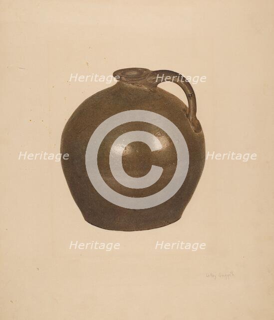 Jug, c. 1939. Creator: LeRoy Griffith.
