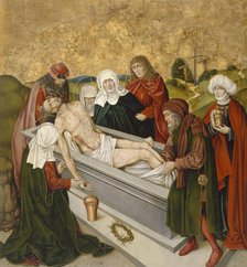 Altarpiece with the Passion of Christ: Entombment, c1480-1495. Creator: Unknown.