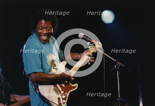 Buddy Guy, Cambridge Folk Festival, 1992. Creator: Brian Foskett.