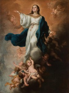 The Walpole Immaculate Conception, c1680. Creator: Murillo, Bartolomé Estebàn (1617-1682).