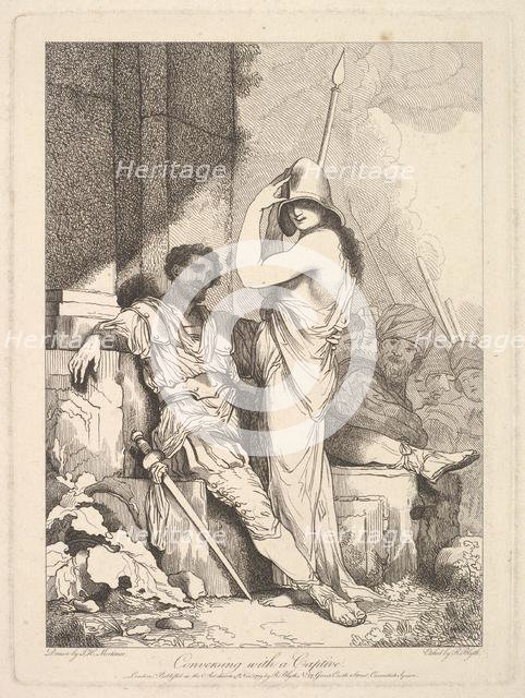 Conversing with a Captive, November 15, 1779. Creator: Robert Blyth.
