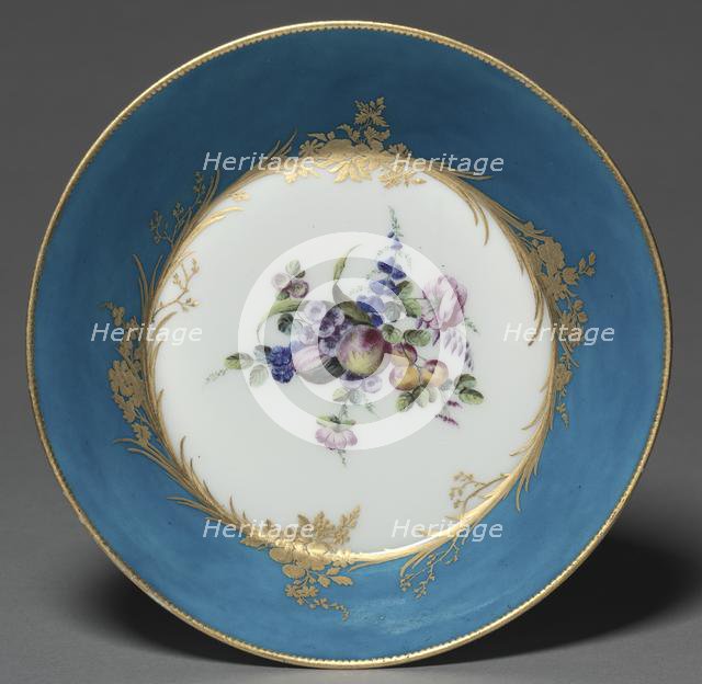Saucer, 1753. Creator: Vincennes Factory (French); Jean Jacques Siou (French), probably by.