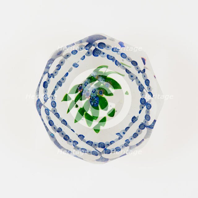 Paperweight, Saint-Louis, c. 1848-55. Creator: Saint-Louis Glassworks.