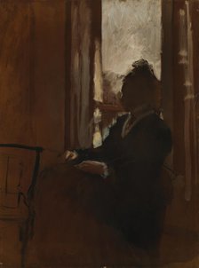 Woman at the window, 1871-1872. Creator: Degas, Edgar (1834-1917).