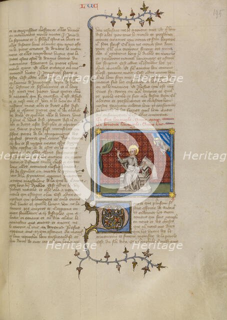 Saint Luke, about 1360-1370. Creator: Master of Jean de Mandeville.