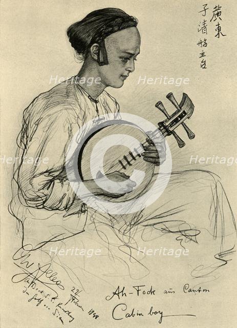 Cabin boy Ah-Fook on board the SS Knivsberg 1898.  Creator: Christian Wilhelm Allers.