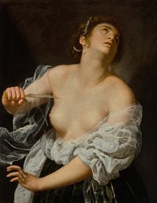 Lucretia, about 1627. Creator: Artemisia Gentileschi.