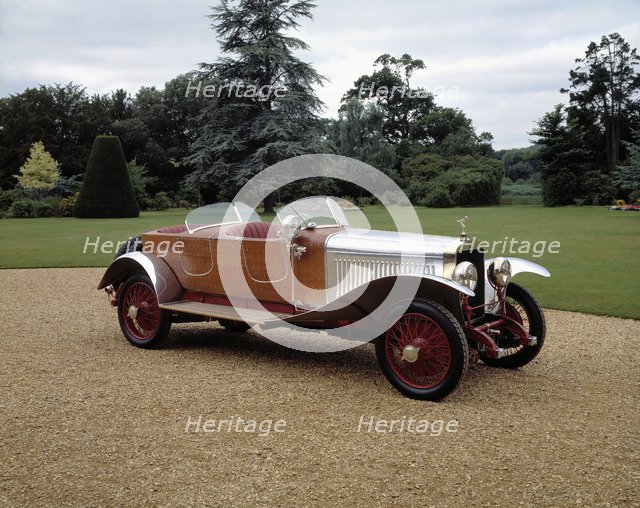 1924 Delage boattail Labourdette. Artist: Unknown.