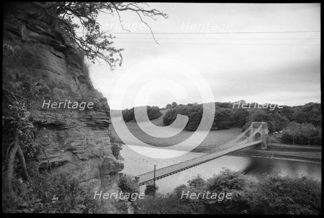 Union Bridge, Horncliffe, Northumberland, c1955-c1980. Creator: Ursula Clark.