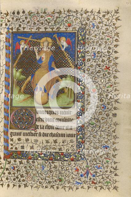 Christ in Majesty; Book of Hours, about 1415-1420. Creators: Boucicaut Master, Workshop of the Boucicaut Master.