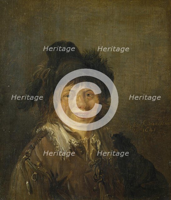 Selfportrait, 1641. Creator: Isaac van Ostade.