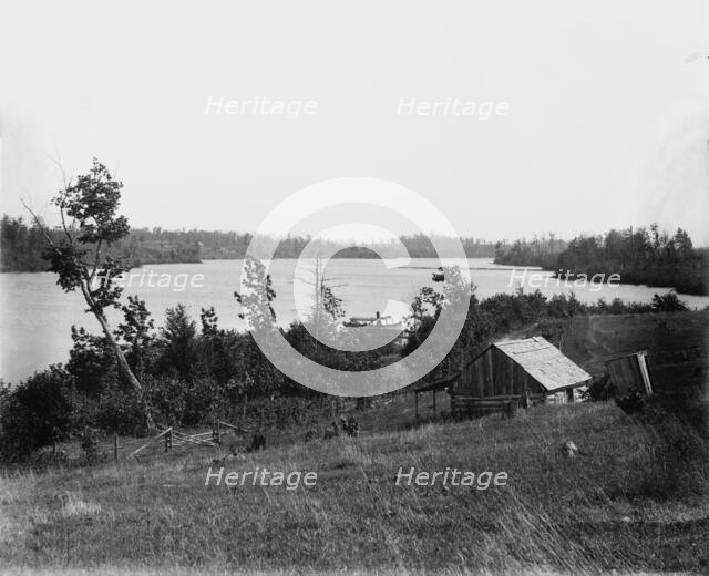 Beaver Dam Lake, Wis. from Fuller's Farm, between 1880 and 1899. Creator: Unknown.