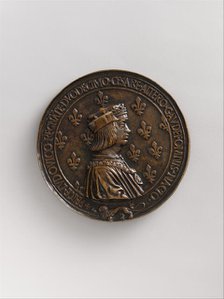 Medal Louis XII, King of France (r. 1498-15155), and Anne of Brittany (1476-1514), French, ca. 1499. Creator: Unknown.