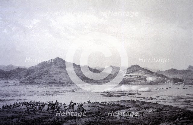 Battle of Wad-Ras, victory of the Spanish troops under General O'Donnell against the Rif people i…